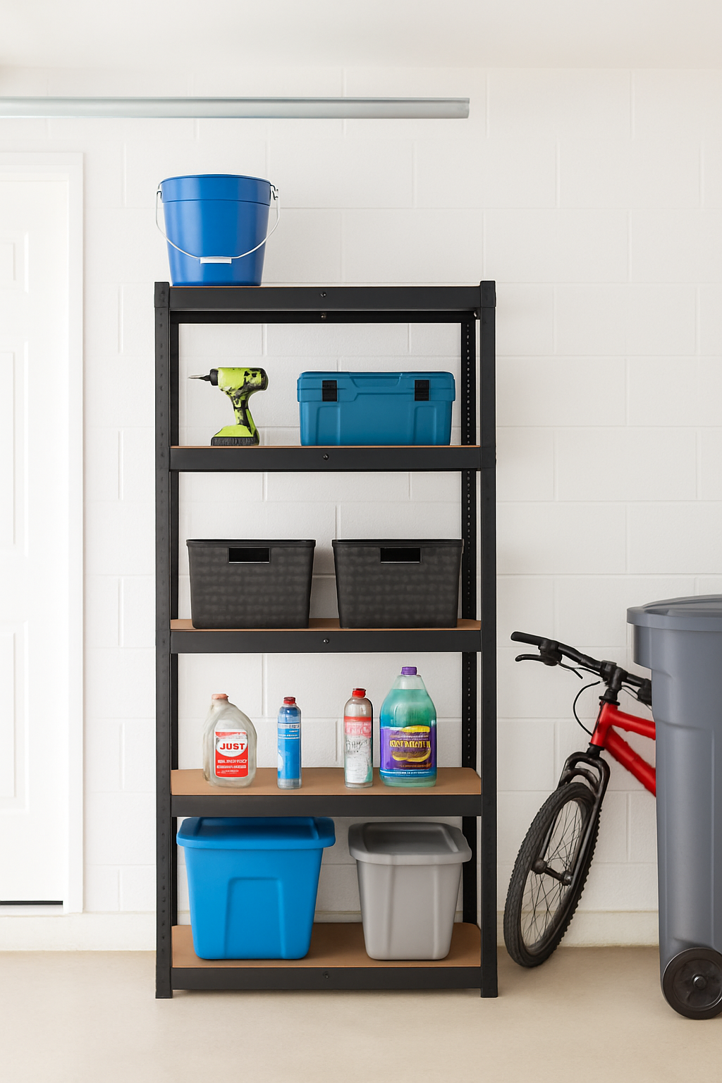 Shelf Racking in a garage