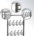 Multi Functional Coat Rack and stand With Shoe Rack Storage Solution
