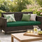 2 Seater Bench Cushions Outdoor Seat Pad – Water & UV Resistant, Removable Cover 108cm