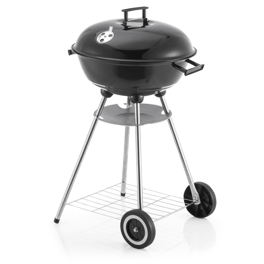 BBQ Grill Kettle Charcoal Portable Round 45cm Barbecue Outdoor Heat Party Patio