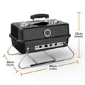 Portable BBQ Charcoal Grill Ideal for Camping, Festivals & Travel with Foldable Legs