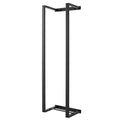 Wall Mounted Double Bar Towel Holder Rack Black Stainless Steel – 75x40x20cm