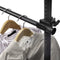 Floor to Ceiling Triple Telescopic Wardrobe Organiser – 2 Tier Modular Hanging Clothes Rack