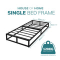 Metal Platform Bed Frame with Underbed Storage