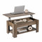 Coffee table Rustic Oak with opening table top