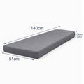 Outdoor Bench Cushion Seat Pad – Water & UV Resistant, Removable Cover 140cm