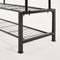 Super Heavy Duty Double Hanging Clothes Rail with Shelves & Shoe Storage – Black Metal, 6 Shelves