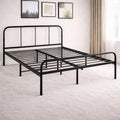 Bed Frame Metal Rounded Headboard Easy Assembly Under Storage Single Double King