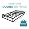 Metal Platform Bed Frame with Underbed Storage