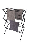 Foldable Clothes Airer – Compact Indoor Laundry Drying Rack, Silver