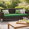 Outdoor Bench Cushion Seat Pad – Water & UV Resistant, Removable Cover 140cm