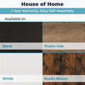 Coffee table Rustic Oak with opening table top