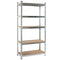 Boltless 180cm High 5 Tier Heavy Duty Galvanised Steel Shelving Unit – 875kg Capacity