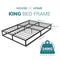 Metal Platform Bed Frame with Underbed Storage