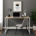 Folding Desk Table Desktop & Metal Frame – 100 x 50 x 75 cm