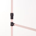 Double Clothes Rail with Adjustable Height & Extendable Top Rail