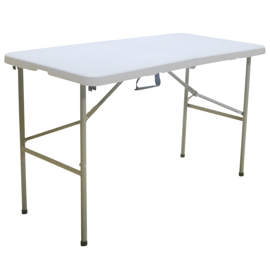 Heavy Duty 4ft Folding Table – Portable Plastic Banquet & Camping BBQ Table