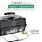 Portable BBQ Charcoal Grill Ideal for Camping, Festivals & Travel with Foldable Legs