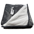 Electric Heated Throw Blanket 160×120cm in Light Grey