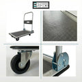 Stakx Heavy Duty Hand Trolley 150kg – Foldable Sack Truck with Wheels