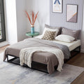 Metal Platform Bed Frame with Underbed Storage