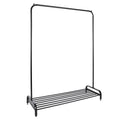 Garment Rack Clothes Rail Stand with Shoe Shelf Adjustable Feet