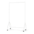 Heavy Duty White Clothes Rail Metal Clothing Rack on Wheels | 3ft, 4ft, 5ft, 6ft