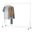 Heavy Duty White Clothes Rail Metal Clothing Rack on Wheels | 3ft, 4ft, 5ft, 6ft