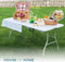 Heavy Duty 5ft Folding Table – Portable Plastic Banquet & Camping BBQ Table