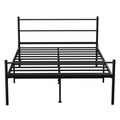 Metal Bed Frame Modern Design Single, Double, King, Extra Strong Black Finish Sturdy & Durable