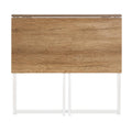 Foldable Computer Desk Wooden Folding Work Table Laptop Office PC Space Saving