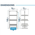 3-Tier Heated Clothes Airer with Cover – Electric Drying Rack, Silver