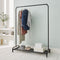 Garment Rack Clothes Rail Stand with Shoe Shelf Adjustable Feet