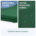 2 Seater Bench Cushions Outdoor Seat Pad – Water & UV Resistant, Removable Cover 108cm
