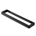 Black Wall Mounted Towel Holder – 30cm Rectangle Rail, Bathroom & Kitchen