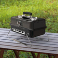 Portable BBQ Charcoal Grill Ideal for Camping, Festivals & Travel with Foldable Legs