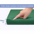 Outdoor Bench Cushion Seat Pad – Water & UV Resistant, Removable Cover 140cm