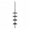 Telescopic shower pole with trays – Black
