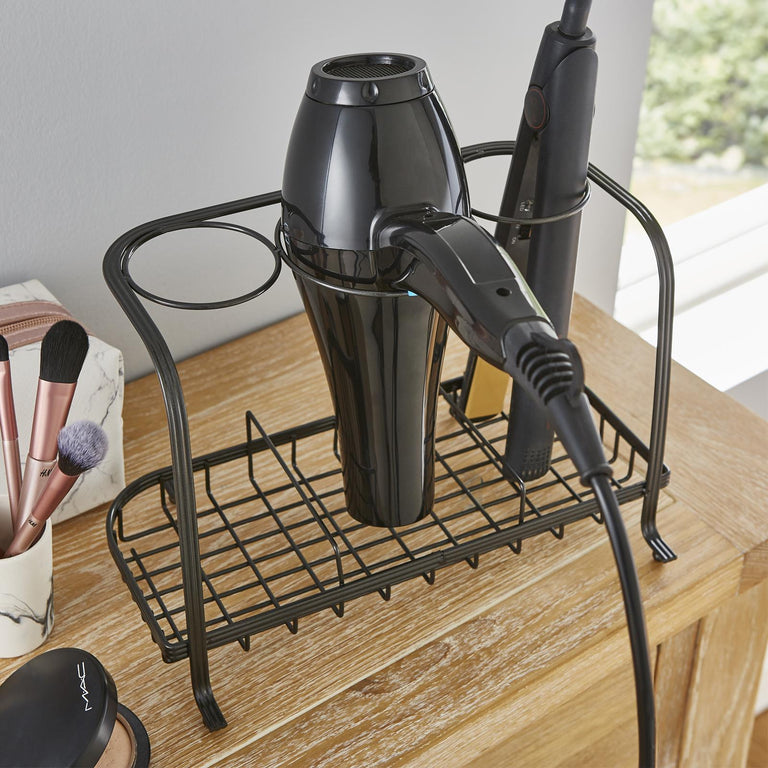 Heat-Resistant Hair Tool Holder – 3 Compartments for Straighteners, Curling Tongs & Hair Dryers