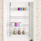4‑Tier Over Door Hanging Rack – Shelving Storage for Cupboards, Bathrooms, Kitchens or Utility Rooms