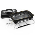 Portable BBQ Charcoal Grill Ideal for Camping, Festivals & Travel with Foldable Legs