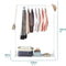 Garment Rack Clothes Rail Stand with Shoe Shelf Adjustable Feet