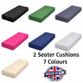 2 Seater Bench Cushions Outdoor Seat Pad – Water & UV Resistant, Removable Cover 108cm
