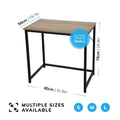 Small Computer Desk 80cm – Compact Home Office, Gaming & Study Table