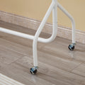Heavy Duty White Clothes Rail Metal Clothing Rack on Wheels | 3ft, 4ft, 5ft, 6ft