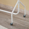 Heavy Duty White Clothes Rail Metal Clothing Rack on Wheels | 3ft, 4ft, 5ft, 6ft