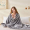 Electric Heated Throw Blanket 160×120cm in Light Grey