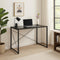 Folding Desk Table Desktop & Metal Frame – 100 x 50 x 75 cm