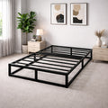 Metal Platform Bed Frame with Underbed Storage