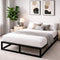 Metal Platform Bed Frame with Underbed Storage